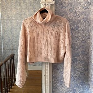 Cropped turtleneck Sweater